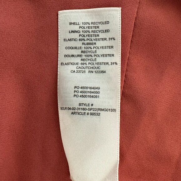 Aritzia Wilfred Grace Top in Warm Sienna Red/Subtle Mint Floral - Picture 16 of 16